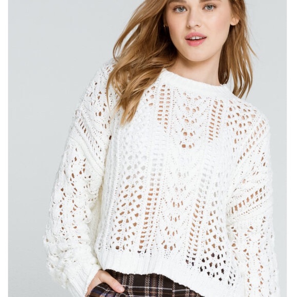 NWT Volcom Wish Net Sweater - Picture 2 of 6